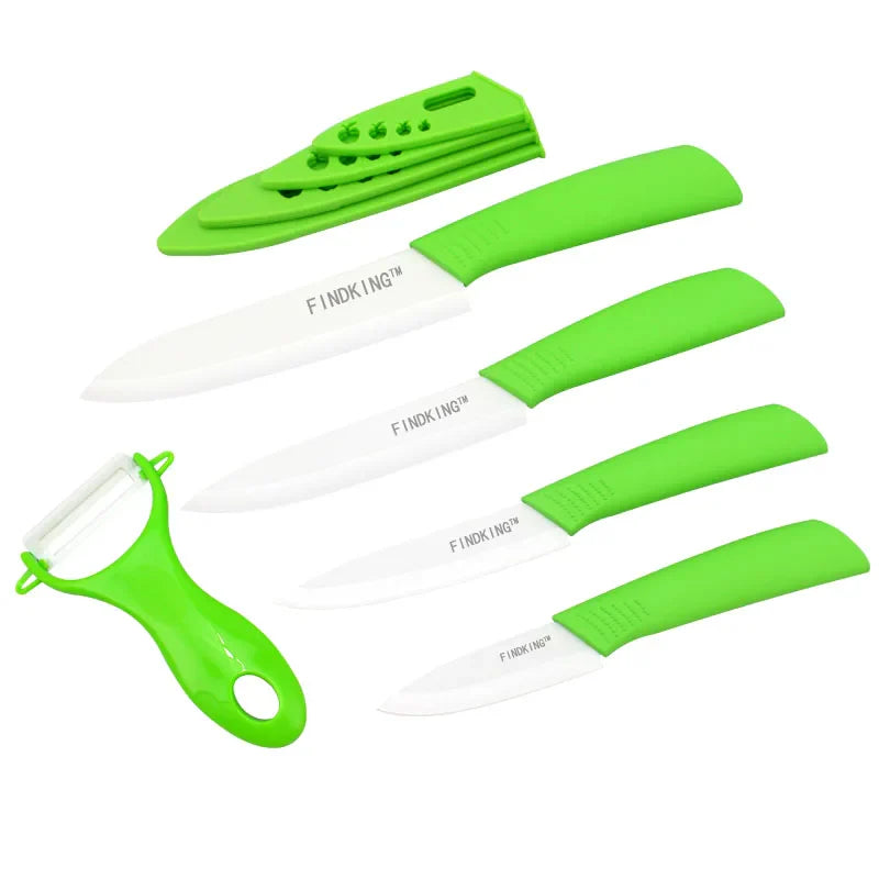 Kitchen Quality ceramic knives for fruits Gifts Zirconia 6 Colors knife set Ceramic Knife Set 3 4 5 6 inch with peeler Covers