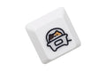 Süße kleine Calico Cat Keycap Kitty Meme Keycap Dye Subbed Keycaps für mx stem Gaming Mechanische Tastaturen Orange Weiß Schwarz