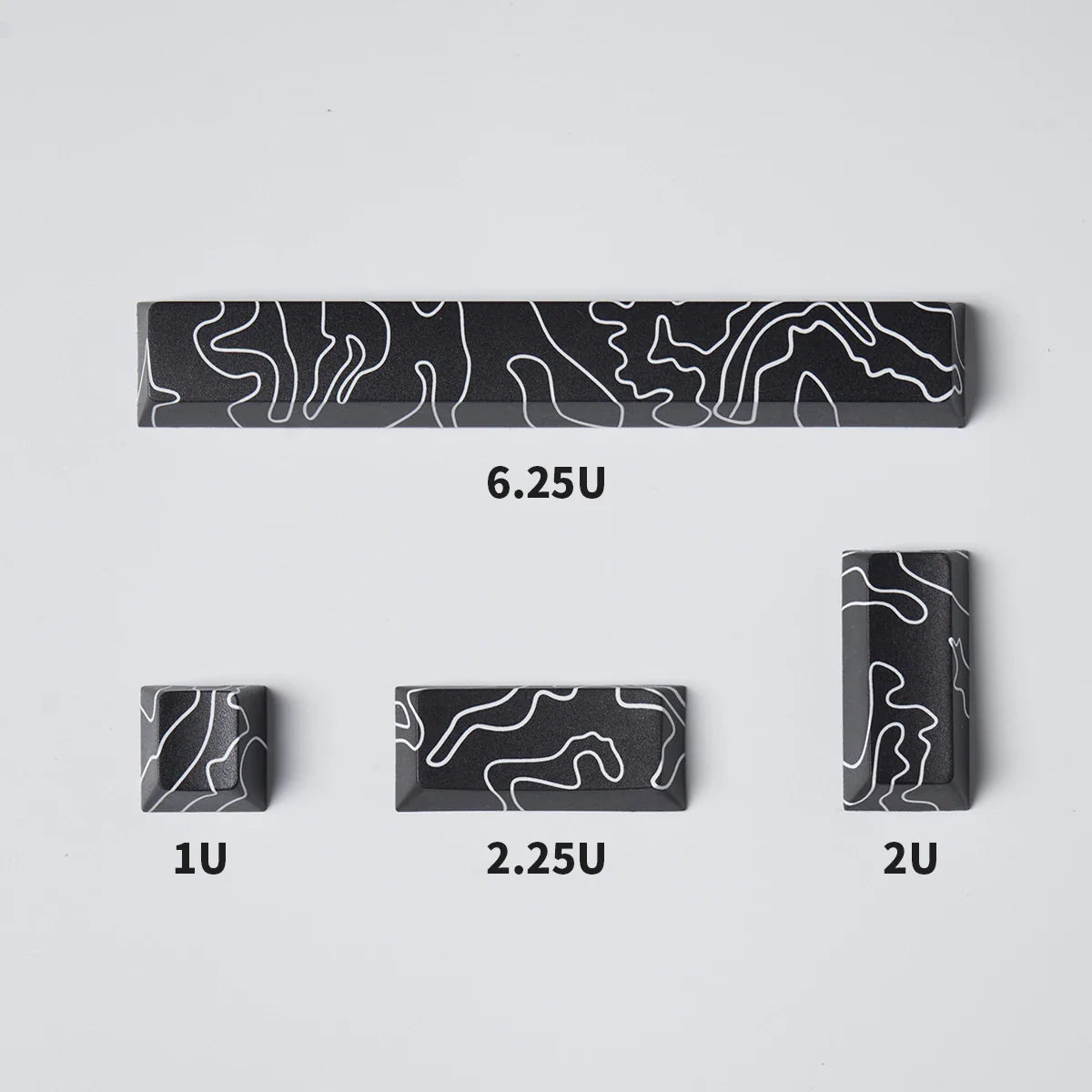 Coral Sea Keycap 4PCS Keycaps Cherry Profile Dye-Sub PBT keycaps Space Bar 6.25U ESC Enter Custom Keycap For Mechanical Keyboard