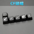 CS GO Gaming-Tastenkappen Key Button CF-Tastenkappen Spiel-Tastenkappe Spielzubehör Persönlichkeitsdurchlässige ABS-Kappe für mechanische Tastatur