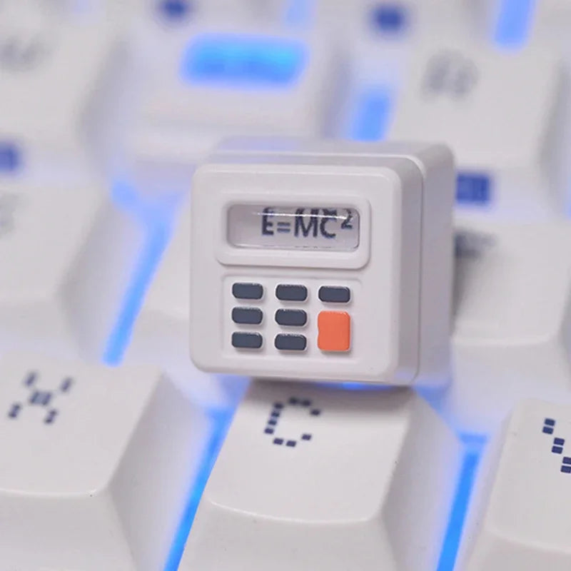 K-04 Tastatur-Tastenkappen, 3-in-1, für mechanische, klassische Retro-Tastatur, niedlicher transparenter Schlüsselkappen-Anzug, niedlicher Knopf, personalisierte Tastenkappen